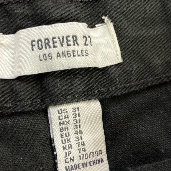 Black crochet jean shorts - Picture 5 of 7